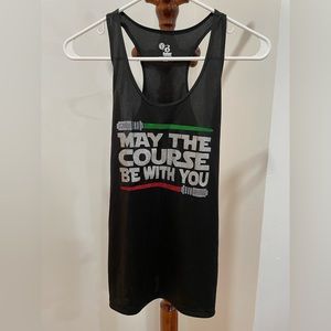 May the course be with You athletic tank top